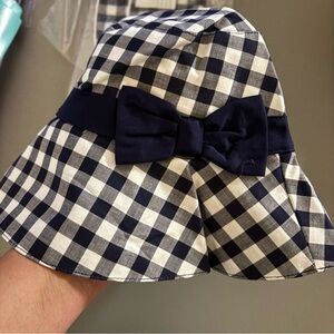 Janie and Jack check girls sun hat new